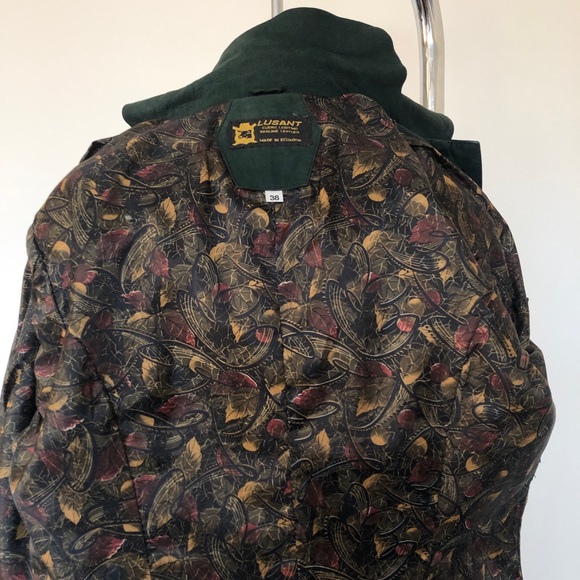 Vintage green leather jacket from Ecuador - Picture 11 of 14